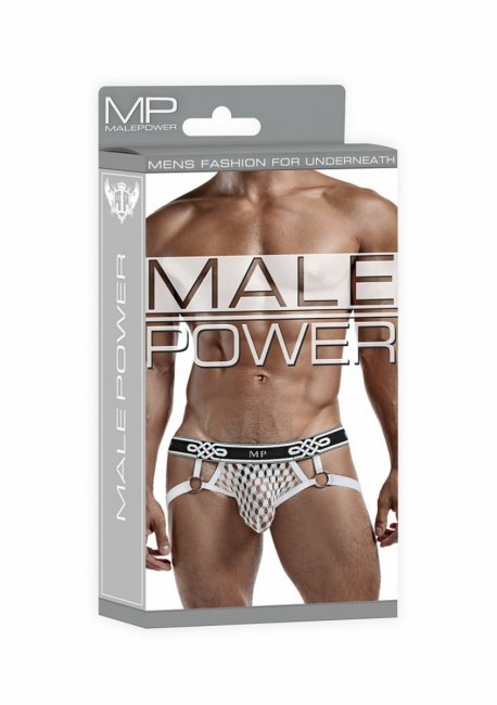 Peep Show Jock Ring White