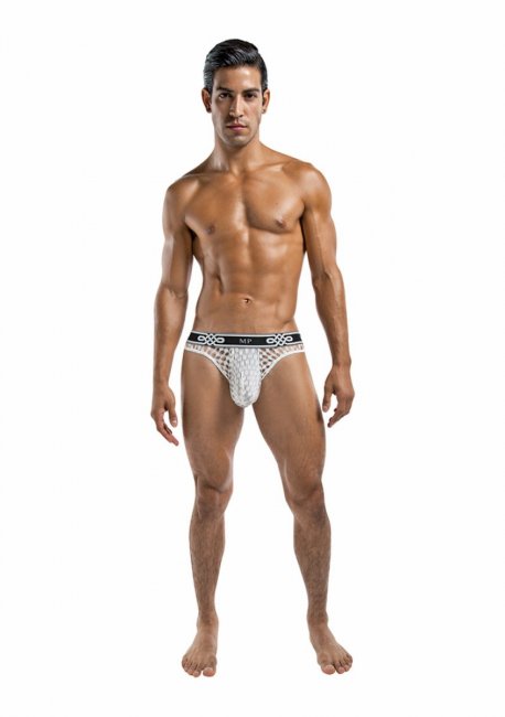 Peep Show Lo Rise Thong White