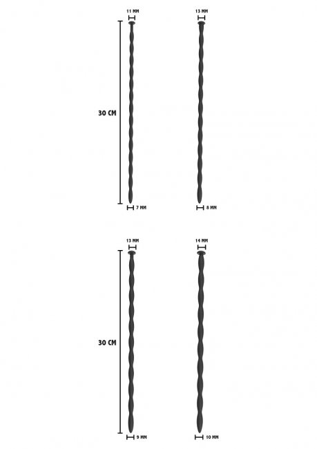 Penis Dilator Set Large 4 pcs