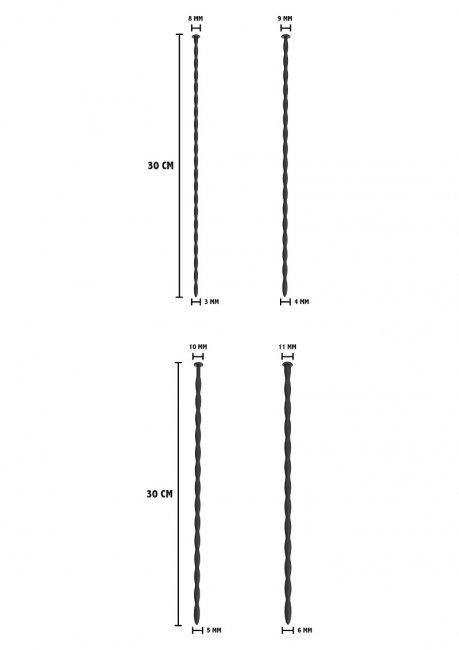 Penis Dilator Set Small 4 pcs