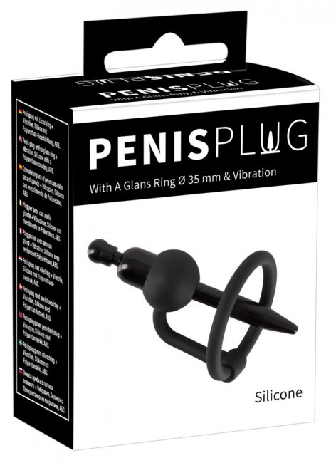 PenisPlug with Glans Ring & Vibration