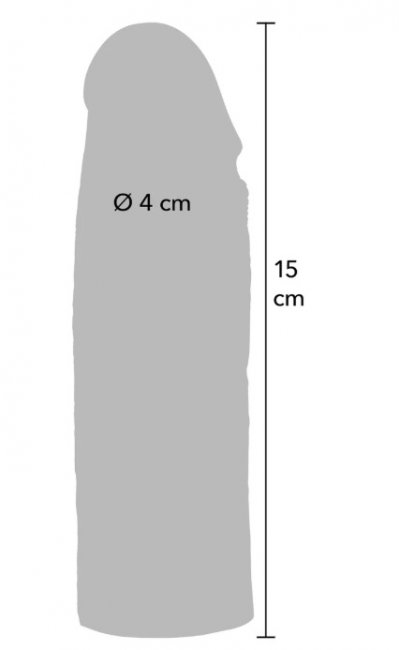 Penis Sleeve Liquid Silicone 15 cm