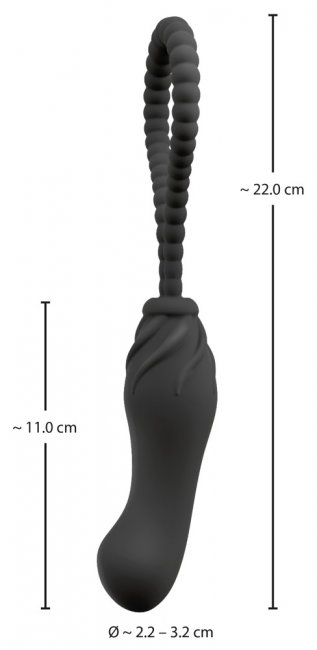 Black Velvet Perfect fit strapless strap-on