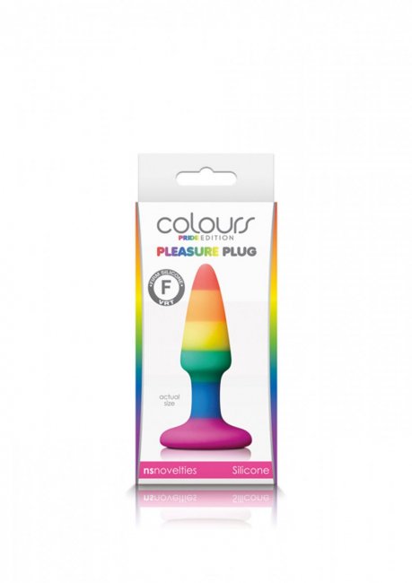 Pleasure Plug Rainbow Mini