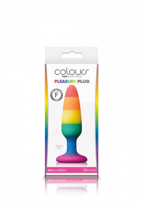 Pleasure Plug Rainbow - Small pride analplugg