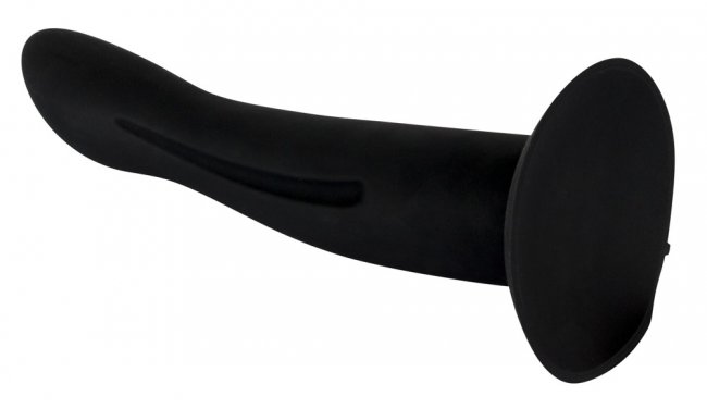 Analplugg tillverkad av högkvalitativ silikon. Stark sugkopp. Plugg med en böjd form och flexibelt skaft. Enkel att använda.