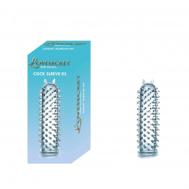 Lovesecret - Ribbad transparent penissleeve #3