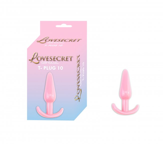 Lovesecret - Rosa hjärtformad analplugg