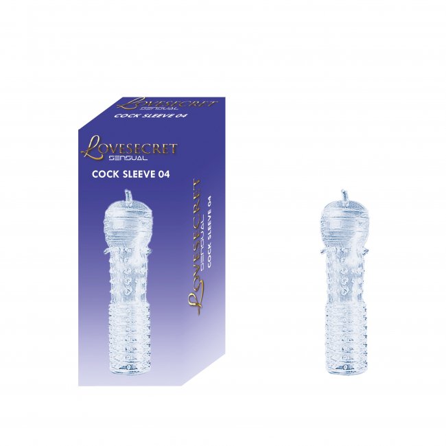 Lovesecret - Ribbad transparent penissleeve #4