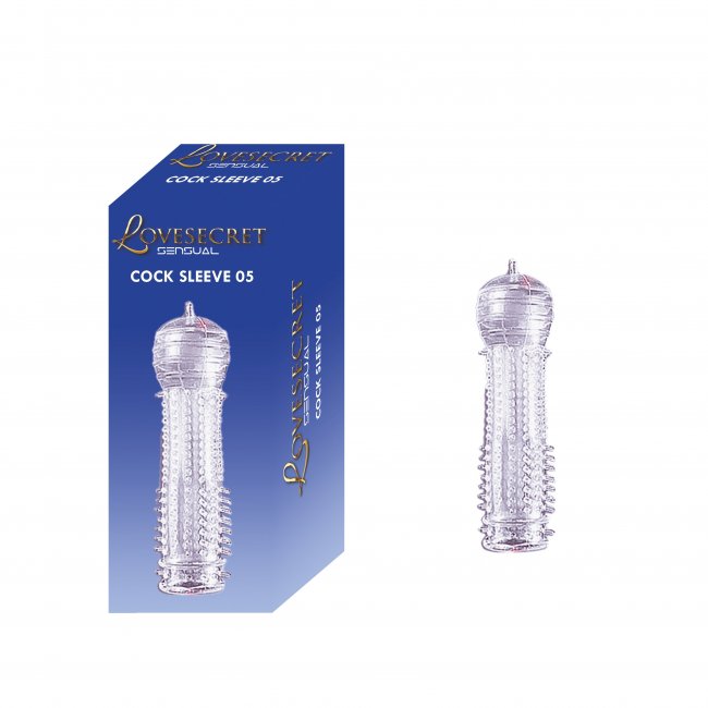 Lovesecret - Ribbad transparent penissleeve #5