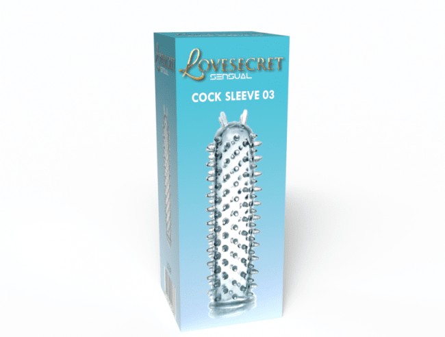 Lovesecret - Ribbad transparent penissleeve #3