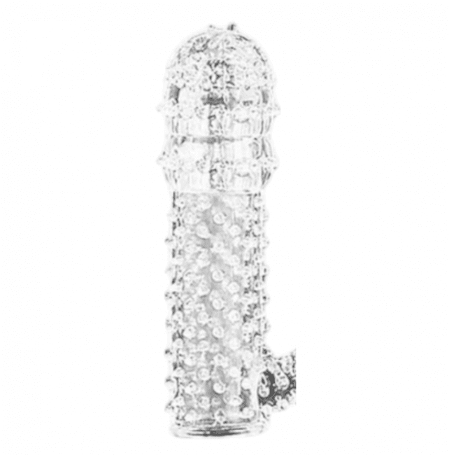 Lovesecret - Ribbad transparent penissleeve #1