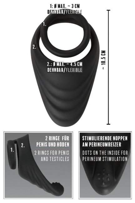 Rebel Cock & Ball Ring