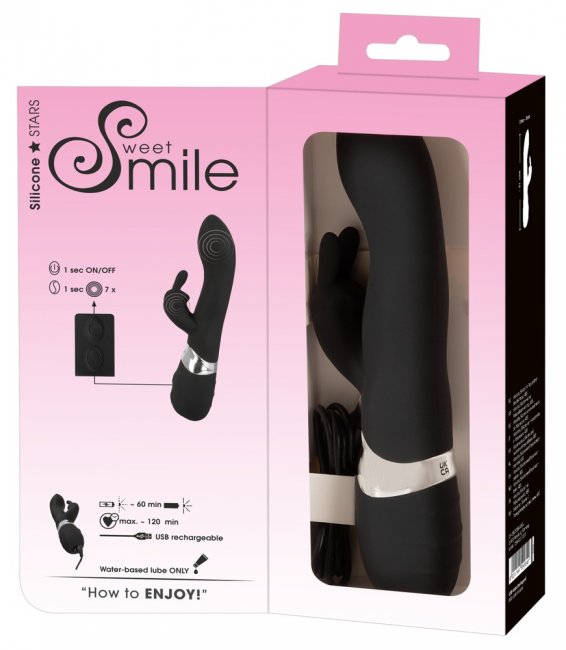 Rechargeable Rabbit Vibe Black