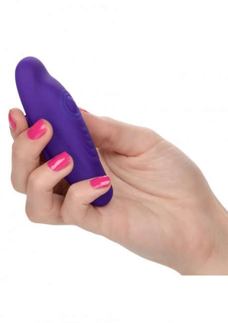 Vibrator med magnetiska flikar som funkar med alla olika trosor. Uppladdningsbar och vattentät. 12 fjärrstyrda funktioner.
