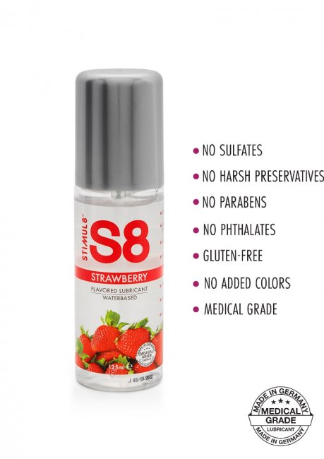 S8 Flavored Lube Jordgubb