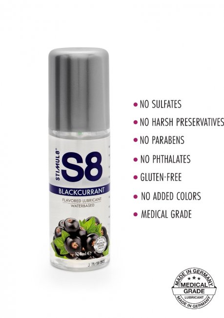 S8 Flavored Lube Svarta Vinbär