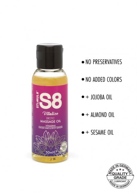 S8 Massage Oil Vitalize