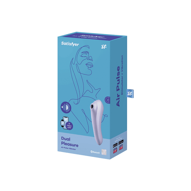 Satisfyer Dual Pleasure appstyrd lufttrycksvibrator satisfyer connect