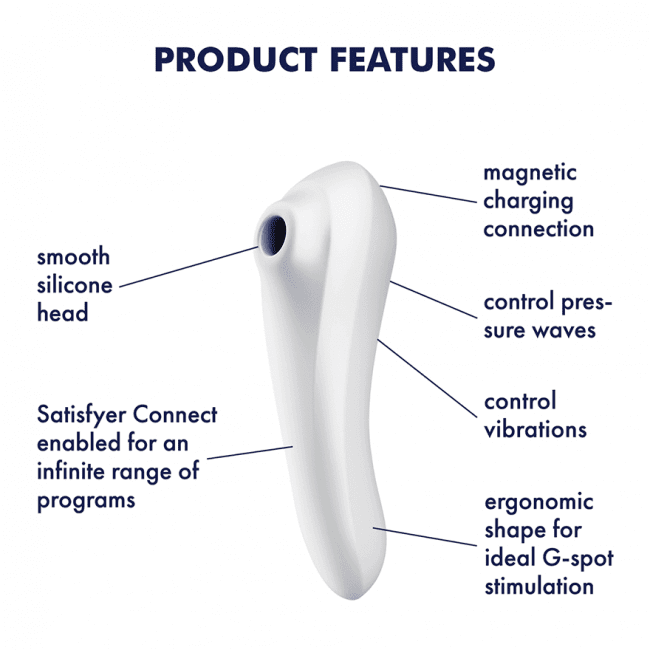 Satisfyer Dual Pleasure appstyrd lufttrycksvibrator satisfyer connect