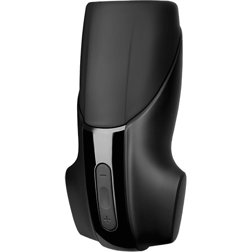 Svart vibrerande masturbator för män från Satisfyer