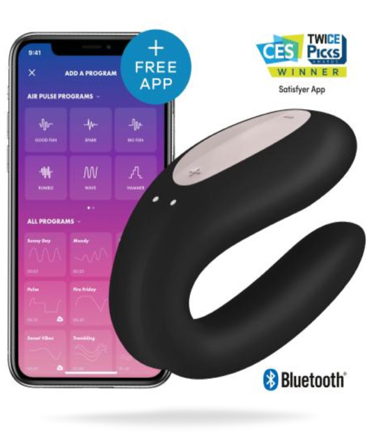 Satisfyer Double Joy Couples Vibrator parvibrator