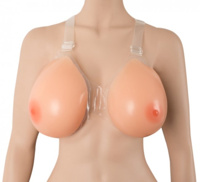 Silicone Breasts with Straps