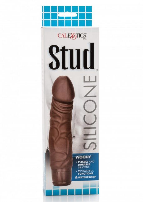 Silicone Stud Woody vibrerande dildo