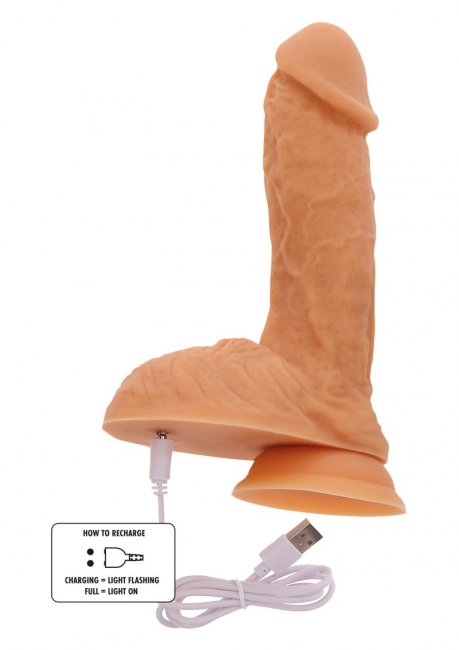 Naked Silicone Vibrating Dildo