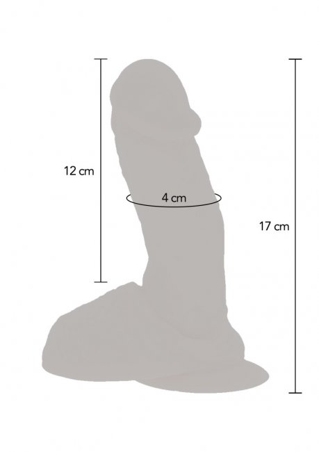 Naked Silicone Vibrating Dildo