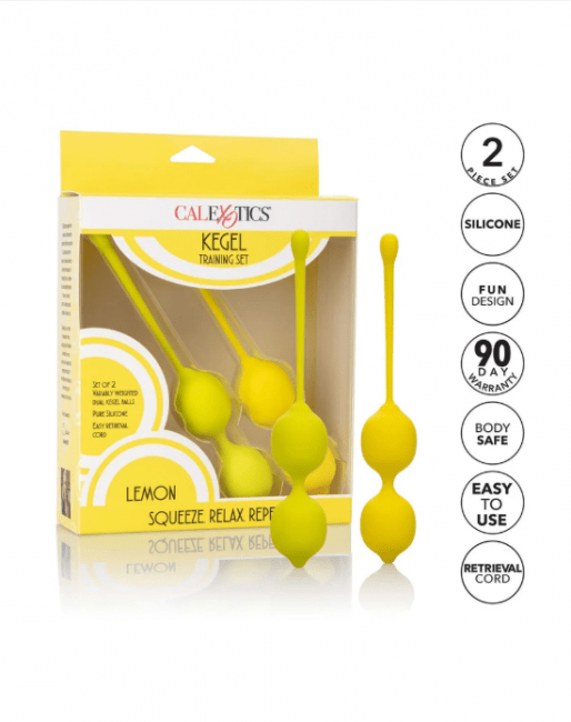 Kegel Training Set Lemon