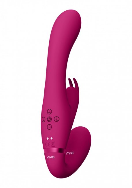 Suki Strapless Strap-on Rabbit