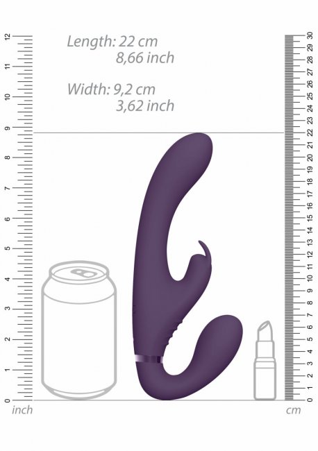Suki Strapless Strap-on Rabbit