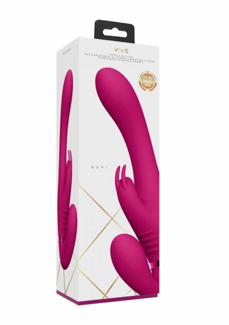 Suki Strapless Strap-on Rabbit