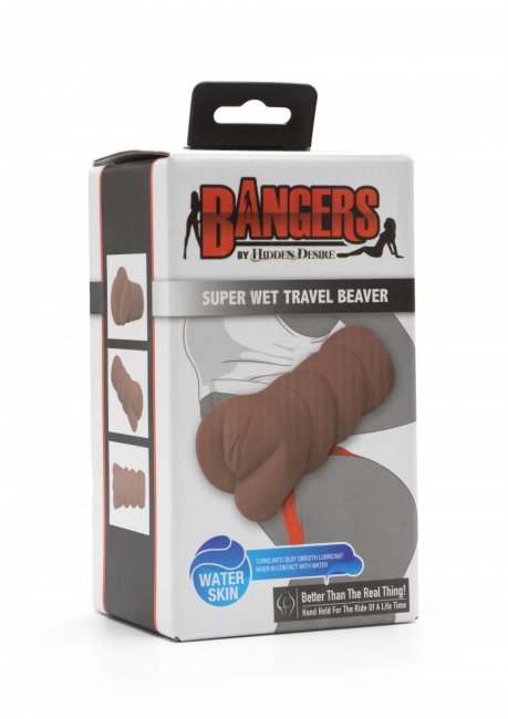 Super Wet Travel Beaver realistisk lösvagina med snygga detaljer