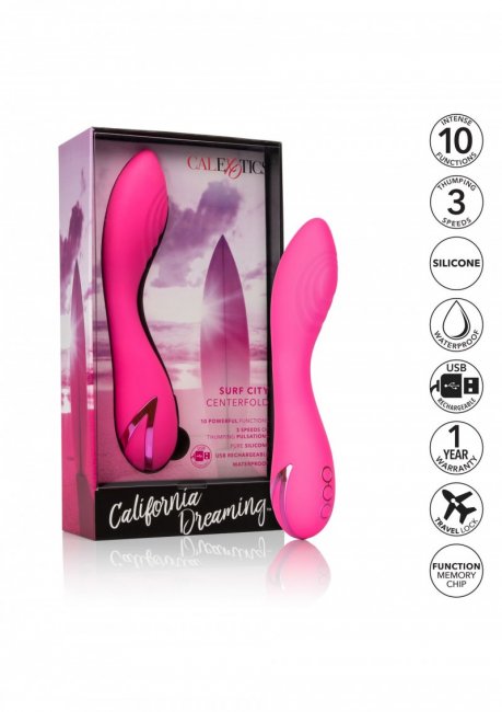 Uppladdningsbar vibrator tillverkad av supermjuk silikon. 10 vibrationer och 3 hastigheter. Stark motor. Helt vattentät.