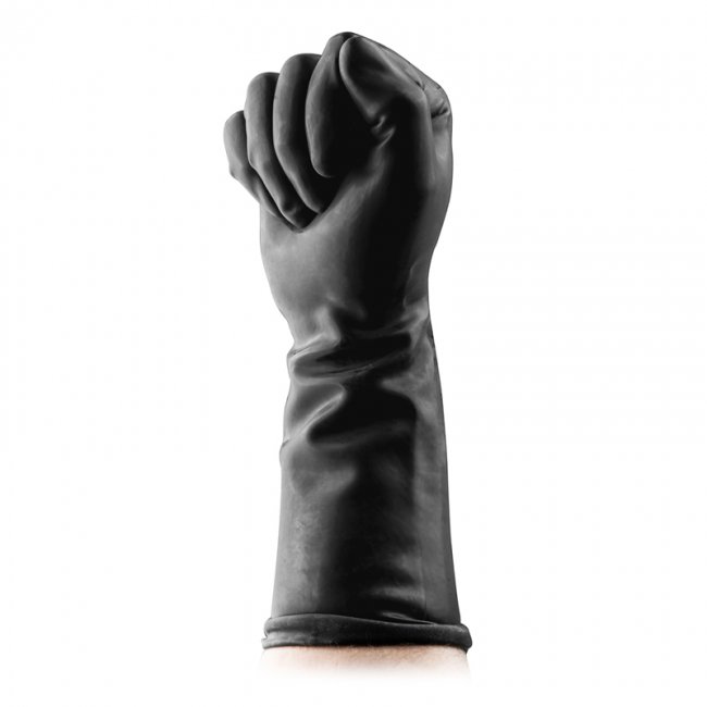 Svarta Fist Handskar i Latex