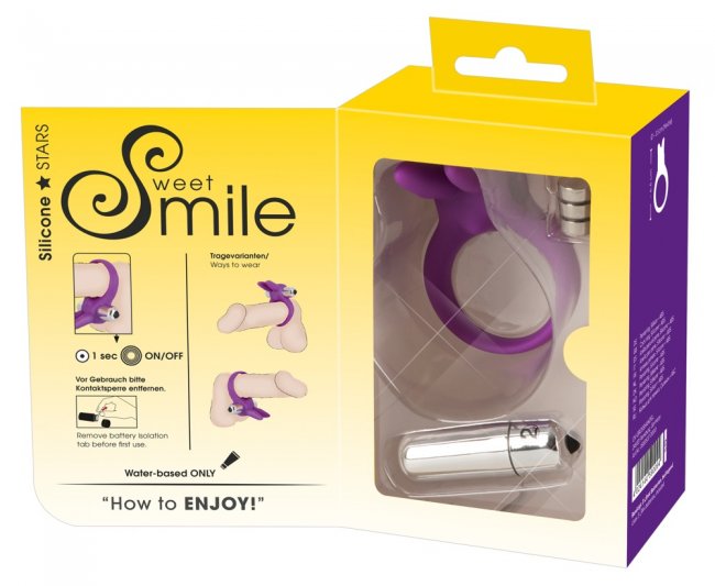 Sweet Smile Vibrating Cock Ring