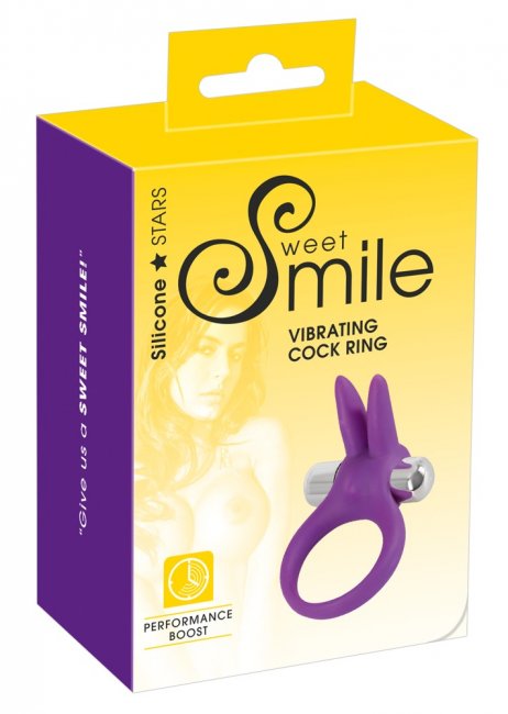 Sweet Smile Vibrating Cock Ring