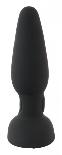 Uppladdningsbar analvibrator tillverkad av silikon. 7 vibrationer och 3 pulserande funktioner. Uppladdningsbar och vattentät.