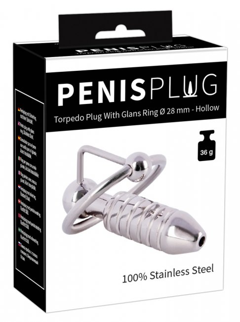 Torpedo Plug With Glans Ring Ø 28 mm