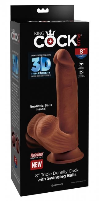 Triple Density Cock with Swinging Balls