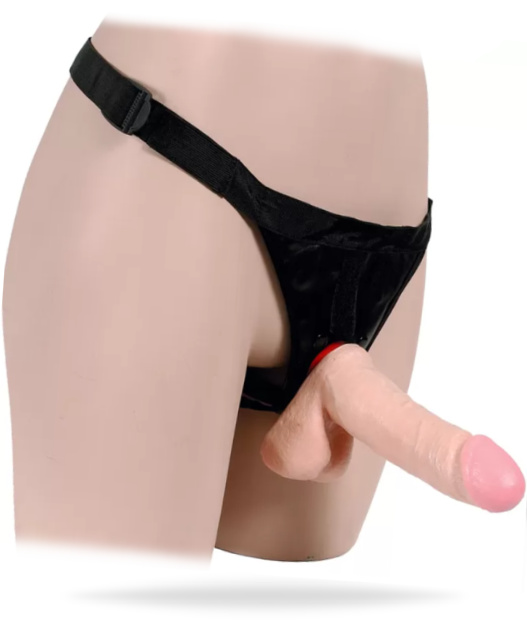 Vac-U-Lock Realistic Cock with Ultra Harness