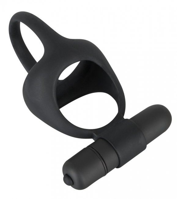 Vibro-cock Ring with Testicle Spreader