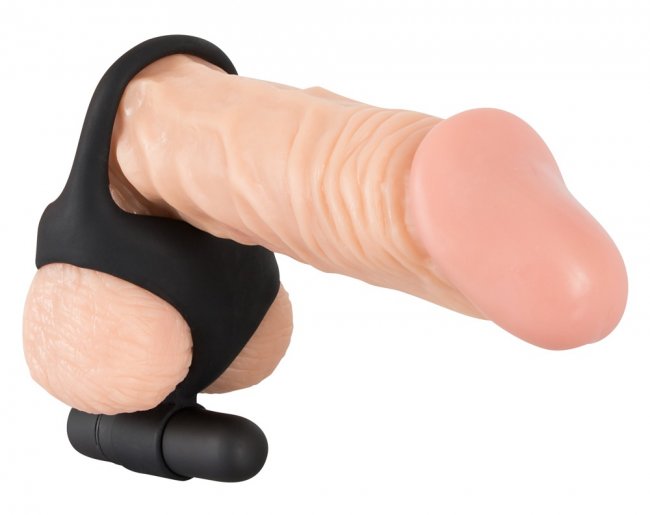 Vibro-cock Ring with Testicle Spreader