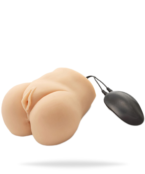 Wet Pussy Galore Vibrating - Massiv vibrerande masturbator i mjukt material